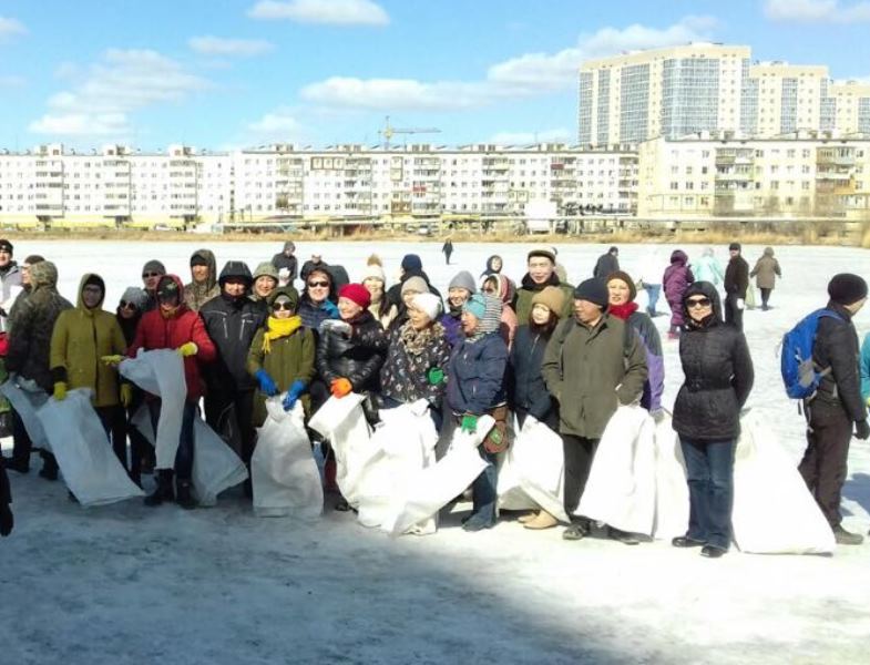 Сотрудники Ленского БВУ приняли участие в акции «Зелёная Весна»