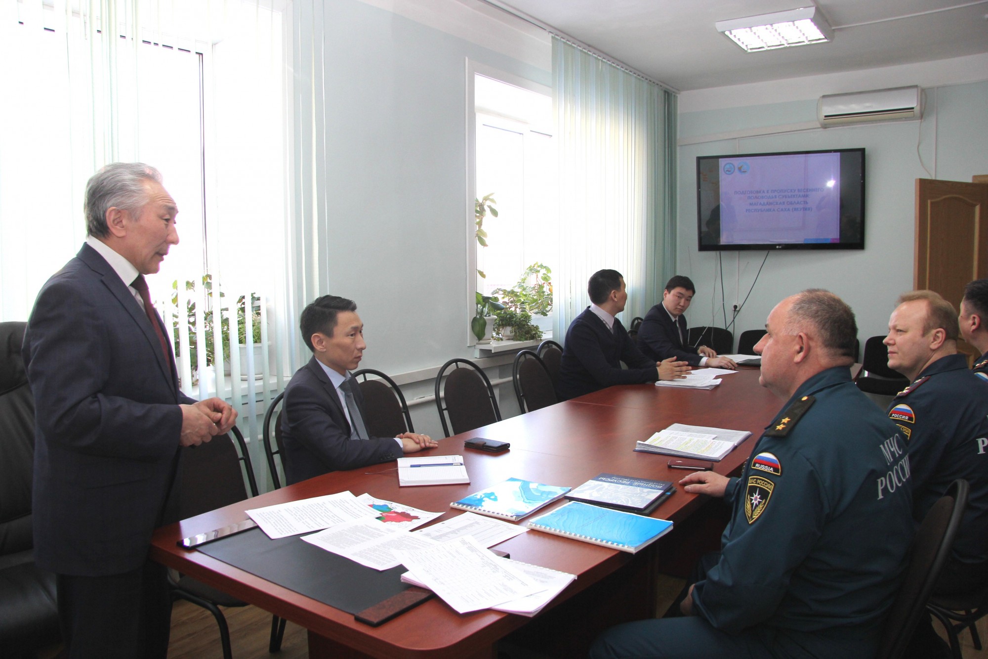 Виктор Яцуценко в рамках рабочего визита в Якутию посетил Ленское бассейновое водное управления