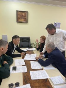 С 16 по 18 мая 2022 года руководитель Ленского БВУ Петр Аргунов с рабочим визитом посетил Мирнинский район Республики Саха (Якутия).