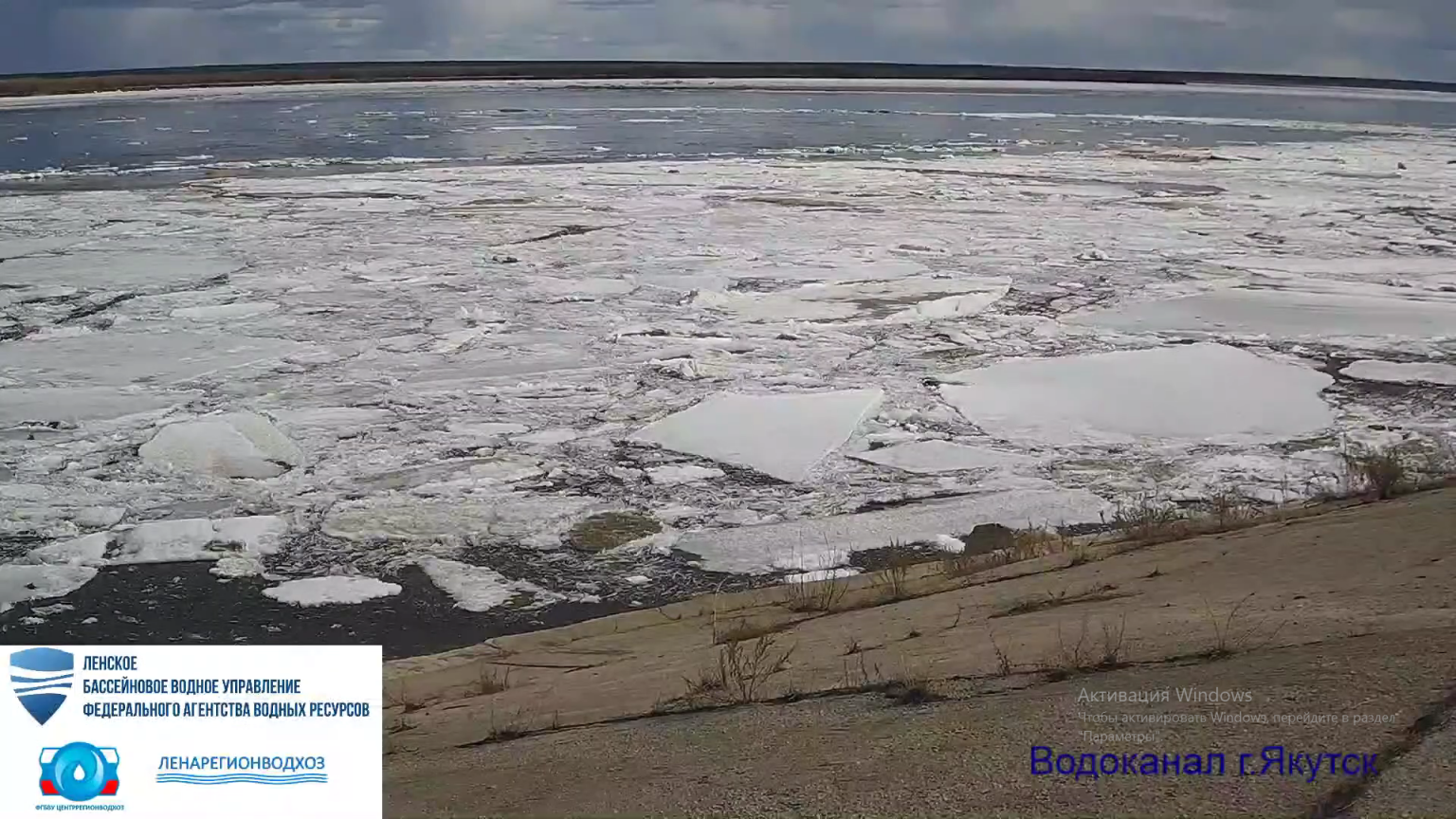 Прямая трансляция ледохода. Ленское бассейновое водное управление. Руководитель Ленского бассейнового водного управления.